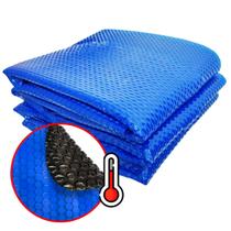 Capa Térmica Piscina Black And Blue Evita Algas e Sujeira 4x2 Metros