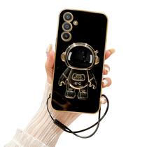 Capa Tesazxcn Galaxy A54 5G 6D Astronauta com Suporte e Cordão