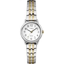Capa Timex Easy Reader de 25 mm prateada para mulheres