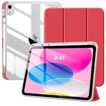Capa TiMovo para iPad 11ª geração 11" 10ª geração 10,9" vermelha