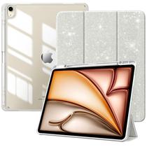 Capa TiMovo para iPad Air de 13 polegadas com porta-lápis Glitter White