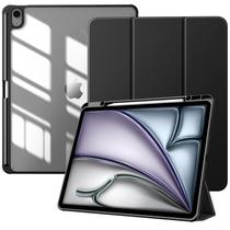 Capa TiMovo para iPad Air de 13 polegadas com porta-lápis preta