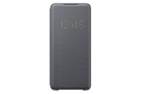 Capa tipo Carteira com LED para Samsung Galaxy S20+ Plus - Cinza Capa tipo Carteira com LED para Samsung Galaxy S20+ Plus - Cinza