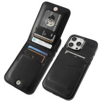 Capa tipo carteira compatível com KIHUWEY para iPhone 16 Pro Max 6,9" preta Capa tipo carteira compatível com KIHUWEY para iPhone 16 Pro Max 6,9" preta
