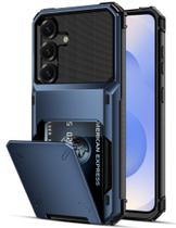 Capa tipo carteira COOYA para Samsung Galaxy S25+ 6.7" Navy