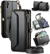 Capa tipo Carteira Crossbody para iPhone XR - Compatível com Strapurs (Preta) Capa tipo Carteira Crossbody para iPhone XR - Compatível com Strapurs (Preta)