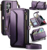 Capa tipo Carteira Crossbody Strapurs para Samsung Galaxy S22 Ultra 5G