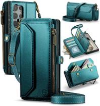 Capa tipo Carteira Crossbody Strapurs para Samsung Galaxy S24 Ultra 5G