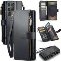 Capa tipo carteira Deekeewe Samsung Galaxy S25 Ultra 5G em couro PU