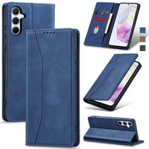 Capa tipo carteira flip Jasonyu para Samsung Galaxy A35 azul
