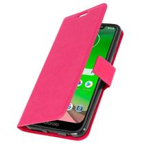 Capa tipo carteira flip Wokex Vintage Series para Motorola Moto G7/G