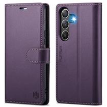 Capa tipo carteira FLIPALM para Samsung Galaxy S26 6.3 RFID roxa