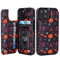 Capa tipo carteira HAOPINSH para iPhone 13/14 com suporte para cartões de 6,1"