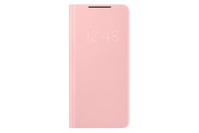 Capa tipo Carteira LED para Samsung Galaxy S21+ Rosa (Versão Americana) Capa tipo Carteira LED para Samsung Galaxy S21+ Rosa (Versão Americana)