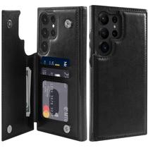 Capa tipo Carteira LETO para Samsung Galaxy S25 Ultra 6.8" - Preta