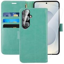 Capa tipo carteira MONASAY Samsung Galaxy S25 5G com protetor de tela Capa tipo carteira MONASAY Samsung Galaxy S25 5G com protetor de tela