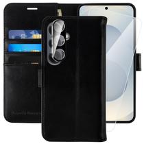 Capa tipo carteira MONASAY Samsung Galaxy S25 5G com protetor de tela Capa tipo carteira MONASAY Samsung Galaxy S25 5G com protetor de tela