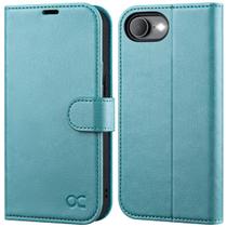 Capa tipo carteira OCASE compatível com iPhone 16e Ice Blue