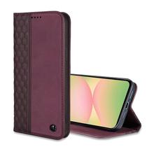 Capa tipo carteira Oduio para Samsung Galaxy A56 5G 2025 de 6,7 polegadas capa flip de couro PU com compartimentos para cartões, capa de telefone Strong Magnetic Folio Kickstand, vinho tinto