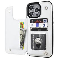 Capa tipo carteira Onetop compatível com iPhone 16 Pro Max branca