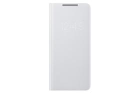 Capa tipo Carteira Samsung Galaxy S21 Ultra com LED - Cinza Capa tipo Carteira Samsung Galaxy S21 Ultra com LED - Cinza
