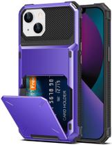 Capa tipo carteira TITACUTE para iPhone 13/14 de 6,1 polegadas com suporte para cartão