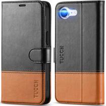 Capa tipo carteira TUCCH compatível com iPhone 16e 5G 6.1 2025