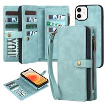 Capa tipo carteira TwoHead para iPhone 12/12 Pro com porta-cartões azul