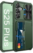 Capa tipo Carteira Vihibii para Samsung Galaxy S25+ Plus - Verde Capa tipo Carteira Vihibii para Samsung Galaxy S25+ Plus - Verde