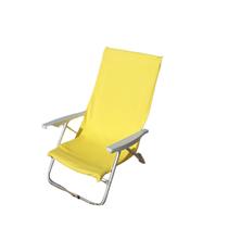 Capa Toalha De Cadeira de Praia Reclinável Amarela