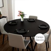 Capa Toalha de Mesa Redonda Estilo EIFFEL com Elástico VEST FÁCIL Para Várias Medidas Capa Toalha de Mesa Redonda Estilo EIFFEL com Elástico VEST FÁCIL Para Várias Medidas
