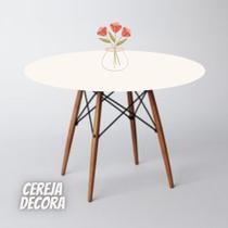 Capa toalha de mesa redonda estilo eiffel para diversas mesas e medidas - Cereja Decora