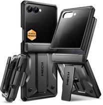 Capa TONGATE Galaxy Z Flip 7, suporte de tela de privacidade, clipe de cinto