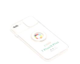 Capa TPU com e Suporte Anel IPhone 7plus -8 Plus(branco)