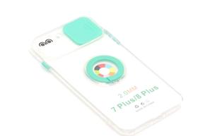 Capa TPU com e Suporte Anel IPhone 7plus -8 Plus (verde)