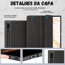 Capa Tpu Magnética Slot Para Caneta Samsung Tab S8+ X800