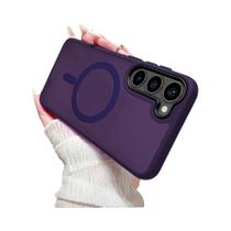 Capa Translucida À Prova De Choque Magsafe Para Samsung Galaxy S25 FE S24 Ultra S23 S22 plus