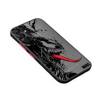 Capa Translúcida Fosca Marvel Spiderman Venom para Samsung S23/S22/S21/S20/S10/Note 20