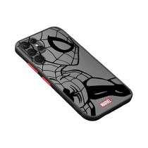 Capa Translúcida Fosca Marvel Spiderman Venom para Samsung S23/S22/S21/S20/S10/Note 20