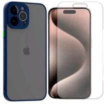 Capa Translucida Para iPhone 16 Pro Max + Pelicula Hidrogel