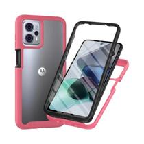 Capa Transparente À Prova De Choque Em TPU Com Protetor De Tela PET Para Motorola Moto G85 G13 G23