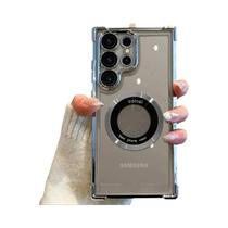 Capa Transparente À Prova De Choque Magsafe Para Samsung Galaxy S25 S24 S23 FE S22Plus S21