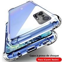Capa Transparente À Prova De Choque Para Xiaomi Mi Note 10 Lite 11T pro Ultra 9 Redmi Note 8 9 10 11