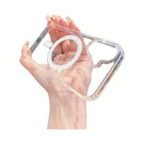 Capa Transparente Antichoque MagSafe Para iPhone 17 Air pro pro Max Com Carregamento Sem Fio E