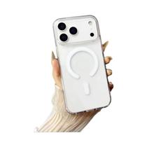 Capa Transparente Com Carregamento Sem Fio MagSafe Para iPhone 17 16 15 14 13 12 11 pro Max Air Capa Transparente Com Carregamento Sem Fio MagSafe Para iPhone 17 16 15 14 13 12 11 pro Max Air