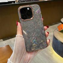 Capa Transparente com Glitter para iPhone 11/13/14/15 Pro - À Prova de Choques