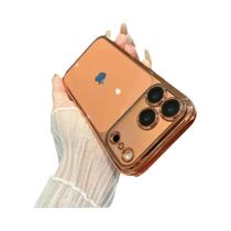 Capa Transparente De TPU À Prova De Choque Para iPhone 17 16 15 14 13 12 11 pro Max plus Com Bumper