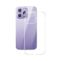 Capa Transparente de TPU para iPhone 15/14/13/12/11 Pro Max - Proteção Macia e Transparente