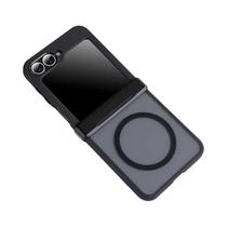 Capa Transparente Dobrável Antichoque Magsafe Para Samsung Galaxy Z Flip 7 6 5 4 Com Carregamento