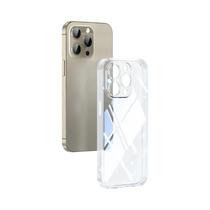 Capa Transparente e Macia TPU Toocki para iPhone 15/14/13/12 Pro Max